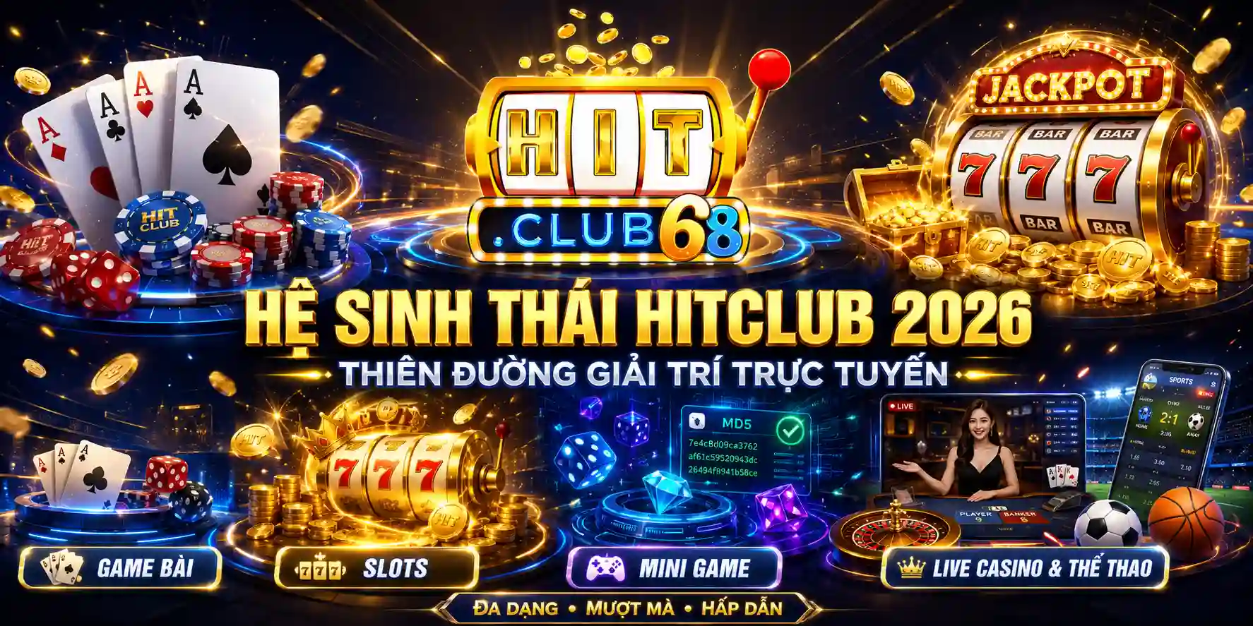 TRANG CHỦ Hệ Sinh Thái HITCLUB - Thiên Đường Giải Trí Trực Tuyến Đỉnh Cao 2026